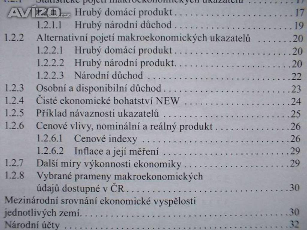 Foto inzerátu Kniha Makroekonomie Josef Brčák Bohuslav Sekerka