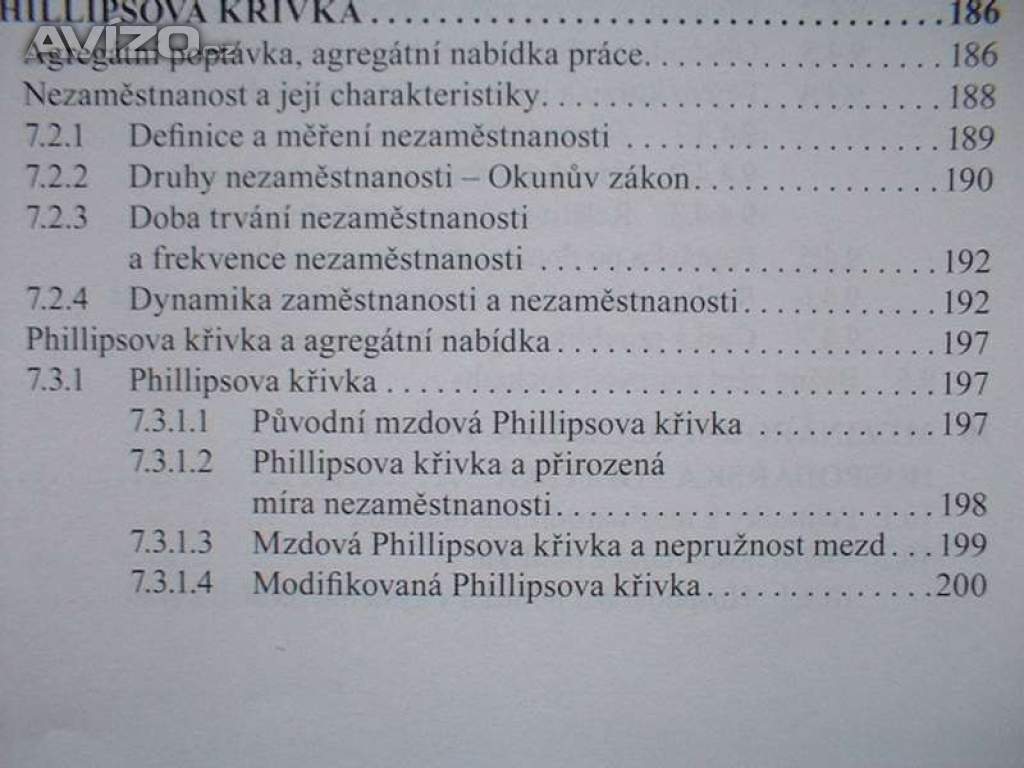 Foto inzerátu Kniha Makroekonomie Josef Brčák Bohuslav Sekerka
