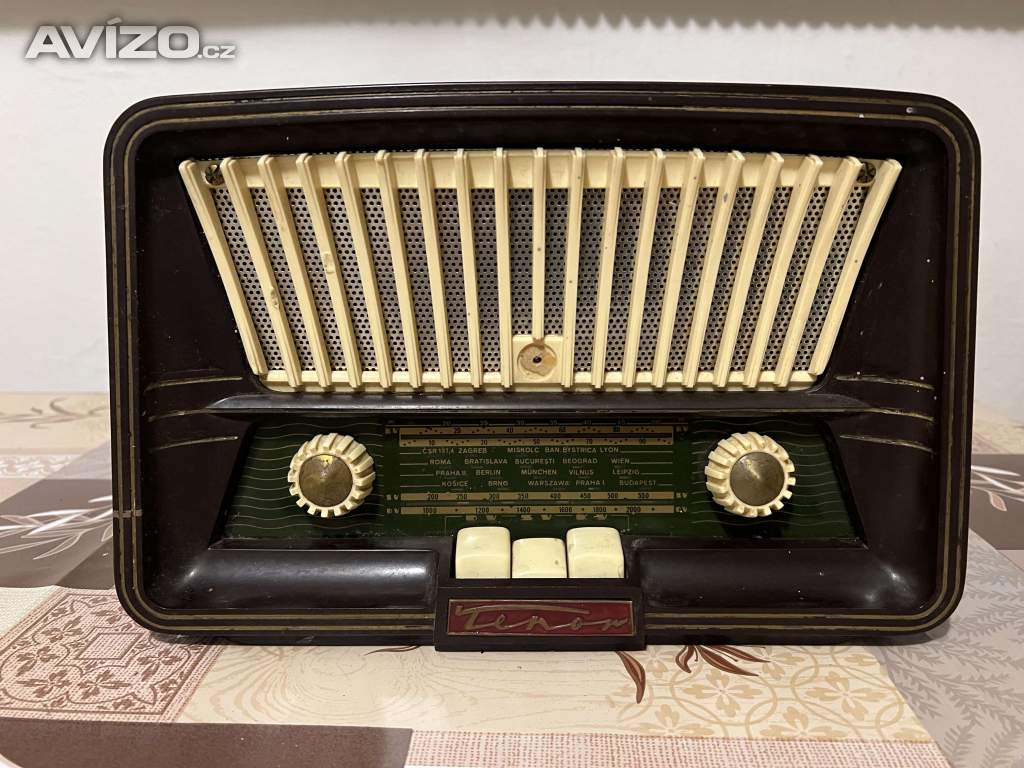 Rádio Tesla Tenor 1959-1960. Funkční!