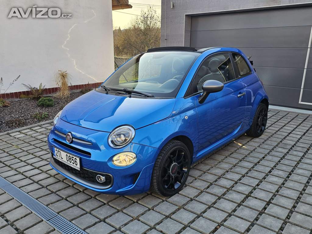 Fiat 500S cabrio (500C Sport), 1.2, facelift, 71 000 km, nová STK