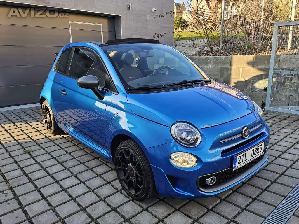 Foto inzerátu Fiat 500S cabrio (500C Sport), 1.2, facelift, 71 000 km, nová STK