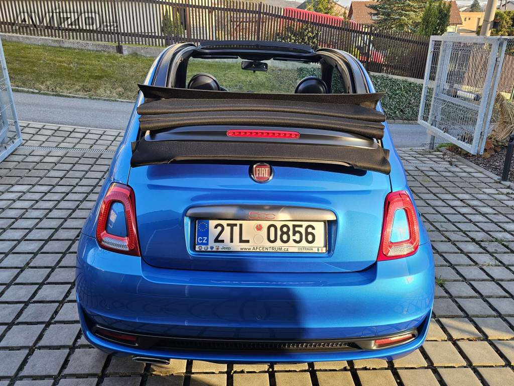 Foto inzerátu Fiat 500S cabrio (500C Sport), 1.2, facelift, 71 000 km, nová STK