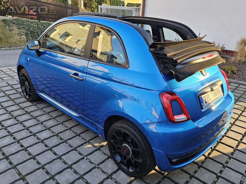 Foto inzerátu Fiat 500S cabrio (500C Sport), 1.2, facelift, 71 000 km, nová STK