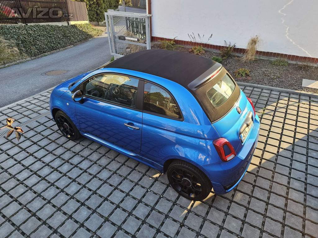 Foto inzerátu Fiat 500S cabrio (500C Sport), 1.2, facelift, 71 000 km, nová STK