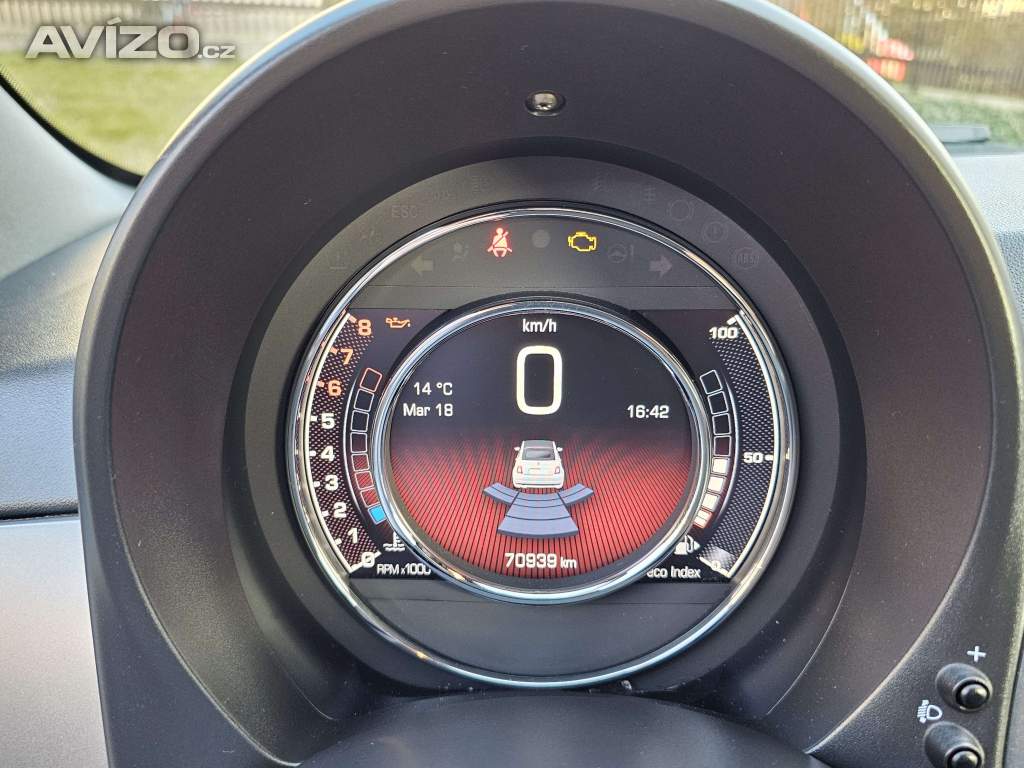 Foto inzerátu Fiat 500S cabrio (500C Sport), 1.2, facelift, 71 000 km, nová STK