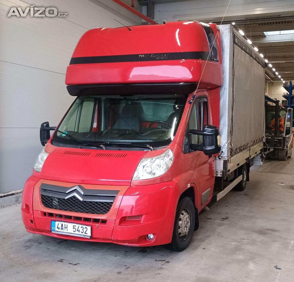 Citroen Jumper 3.0 HDI 180k, 2012, plachta na 8 palet