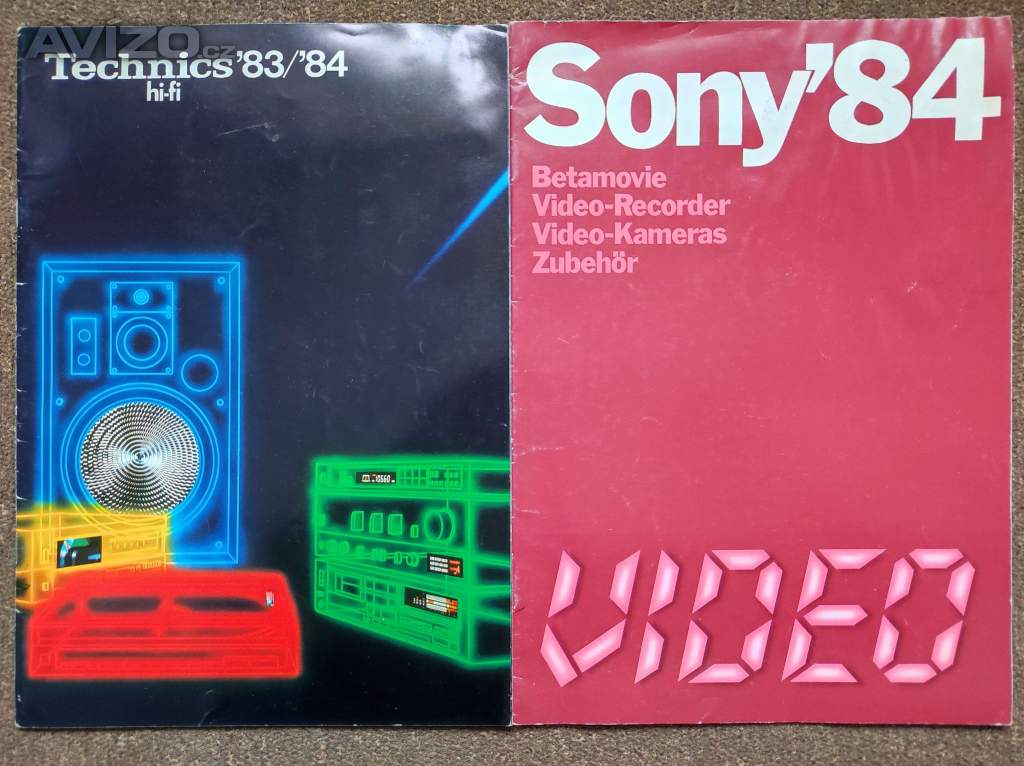 Audio Video Sony Technics let 1983-84 Betamax