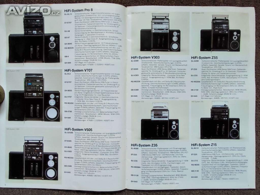 Foto inzerátu Audio Video Sony Technics let 1983-84 Betamax