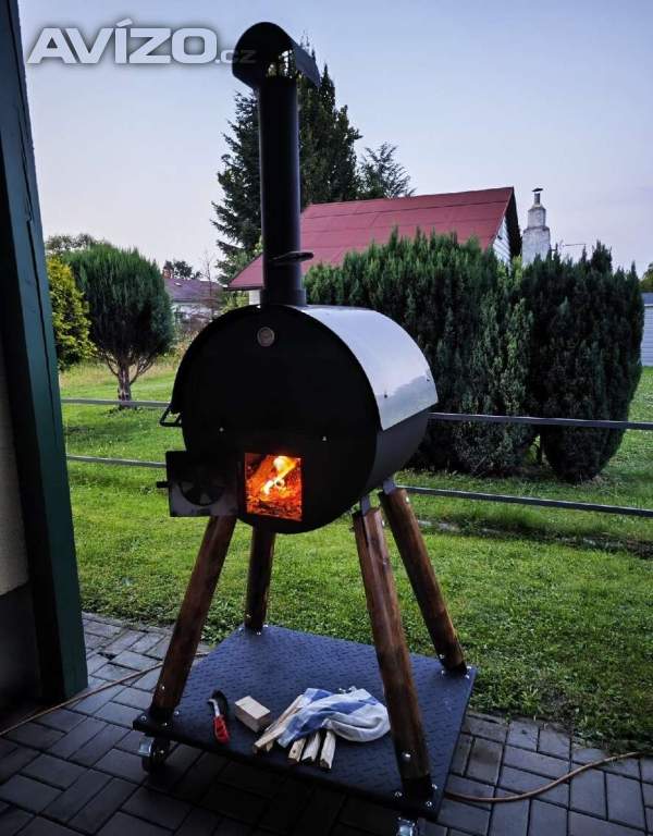 Pizza pec / pec na chléb, 60×40 cm, 110 kg, s teploměrem