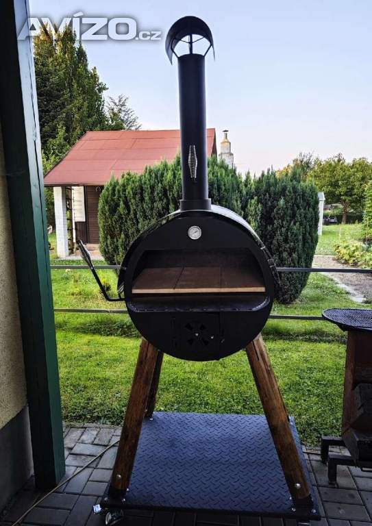 Foto inzerátu Pizza pec / pec na chléb, 60×40 cm, 110 kg, s teploměrem