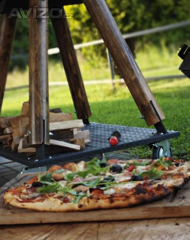 Foto inzerátu Pizza pec / pec na chléb, 60×40 cm, 110 kg, s teploměrem