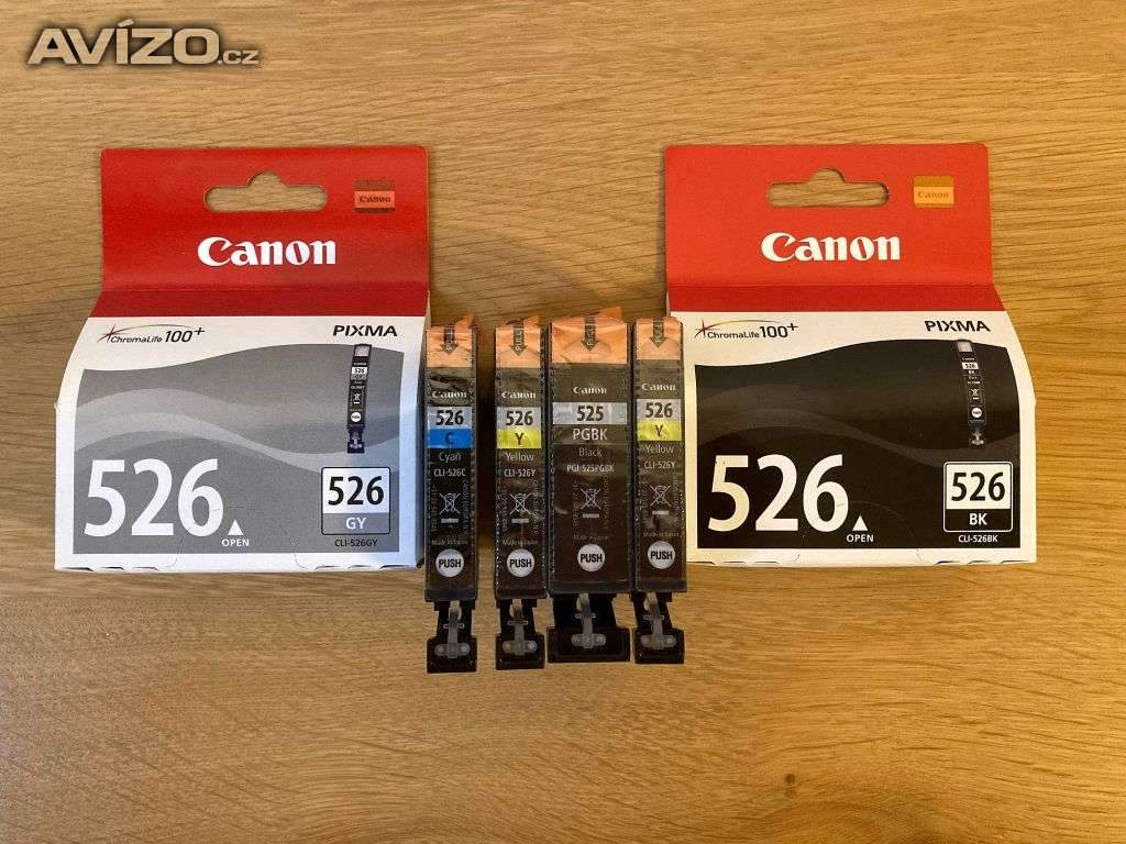 Originální inkousty Canon CLI-526, PGI-525