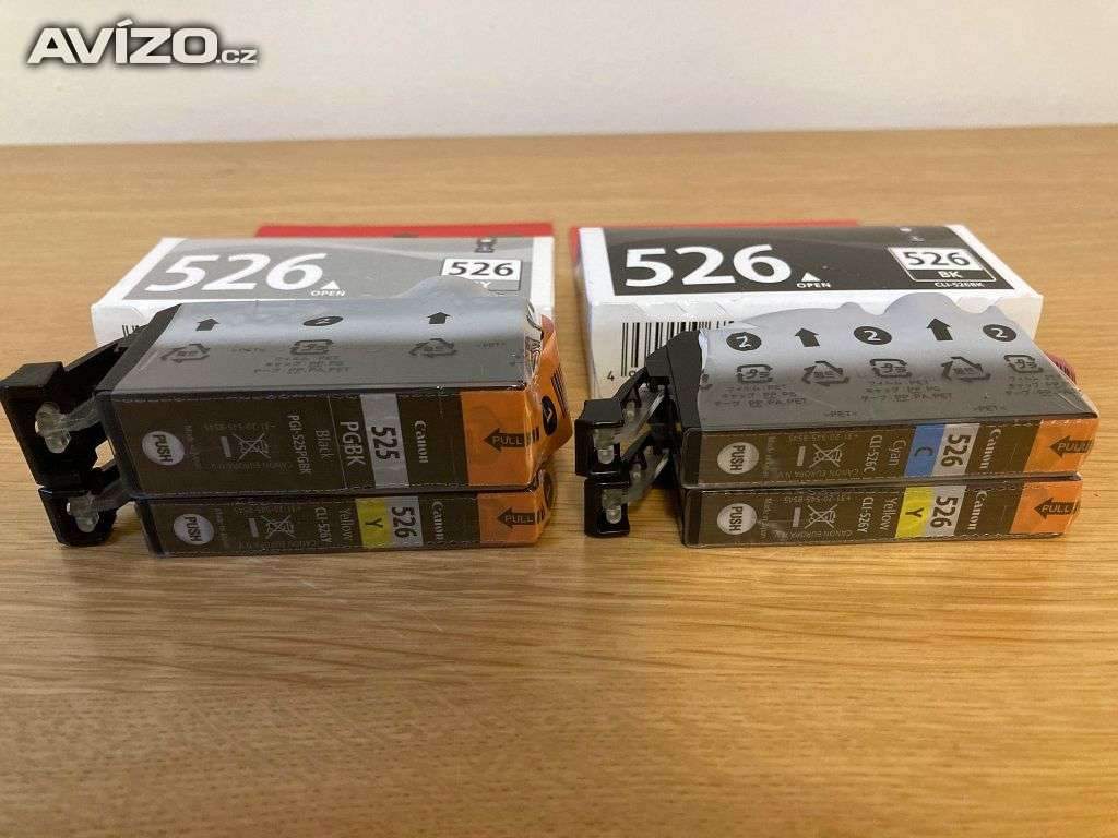 Foto inzerátu Originální inkousty Canon CLI-526, PGI-525