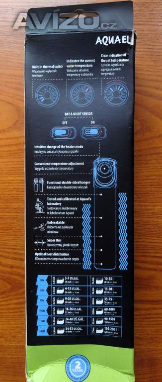 Foto inzerátu  topítko Aquael Easy Ultra Heater 100W