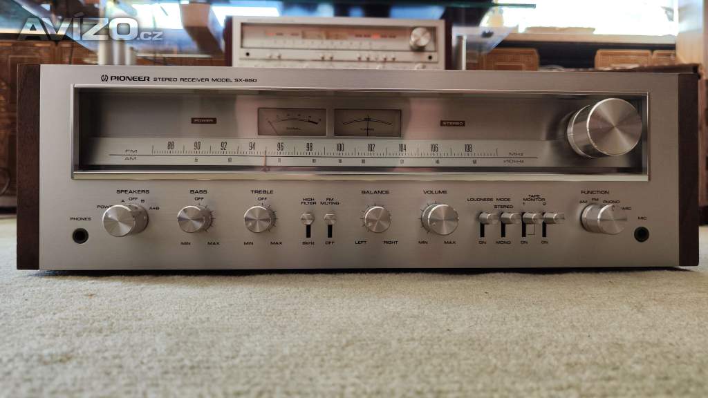 Foto inzerátu stereo receiver Pioneer SX 650 (1976-1978)
