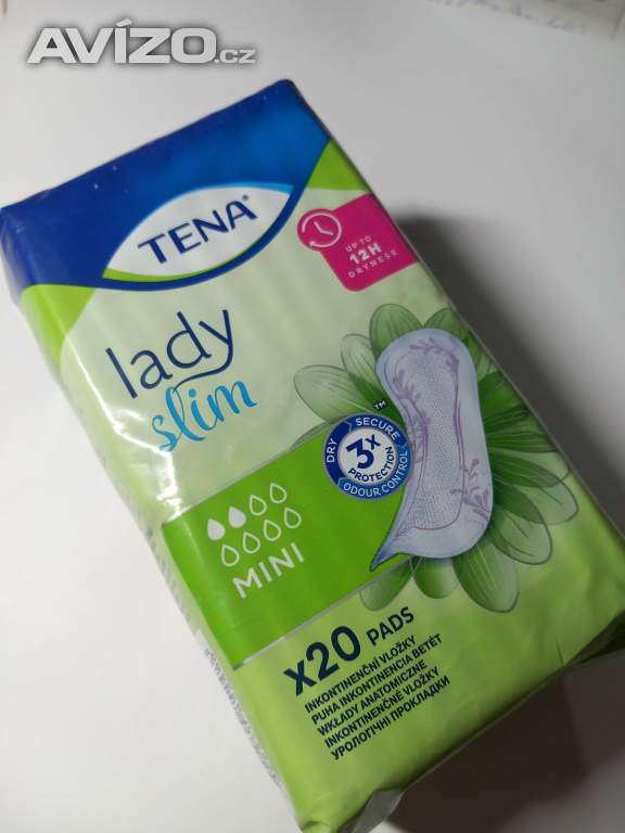 ZLEVNĚNÉ  Tena Lady Slim Mini 20 kusů v jednom balíčku.