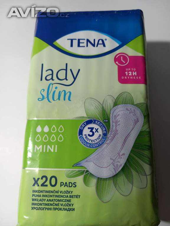 Foto inzerátu ZLEVNĚNÉ  Tena Lady Slim Mini 20 kusů v jednom balíčku.