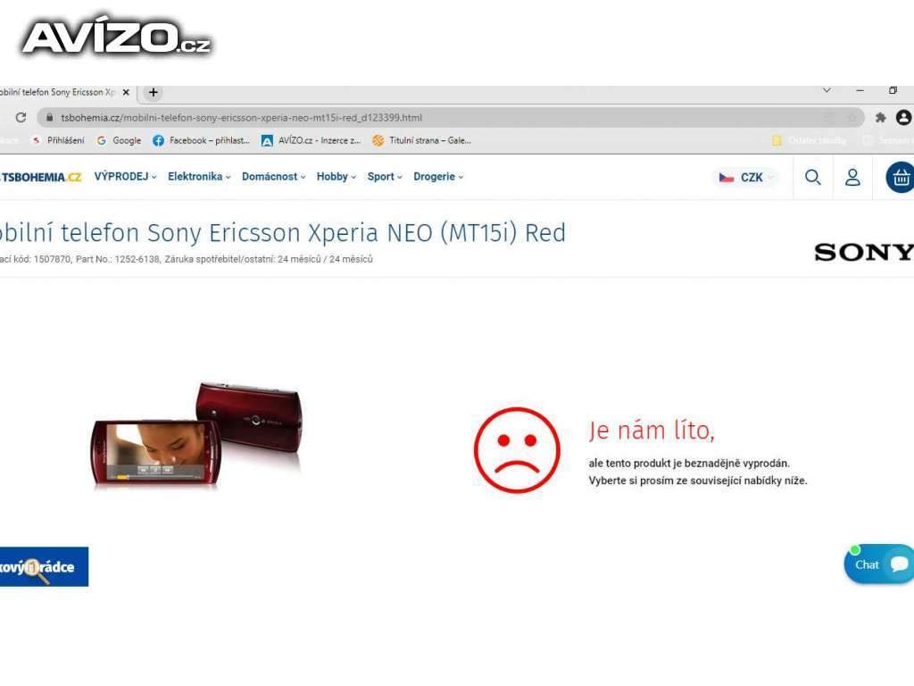 Foto inzerátu Sony Ericsson Xperia Neo