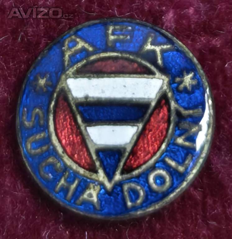 Historický sportovní odznak AFK Suchá Horní