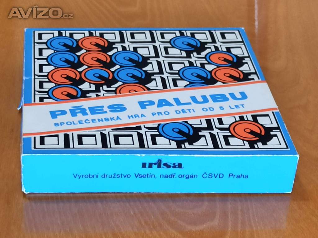 Retro společenská hra Přes palubu