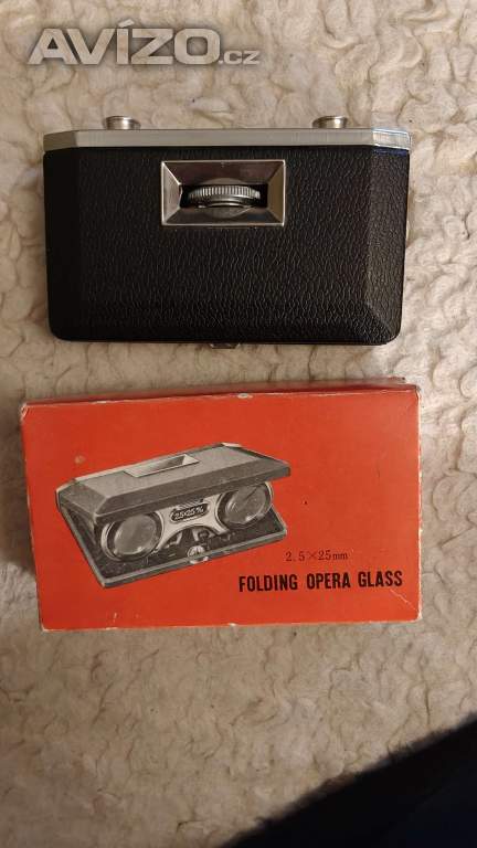 Retro Divadelní kukátko FOLDING OPERA GLASS JAPAN 2,5x25mm