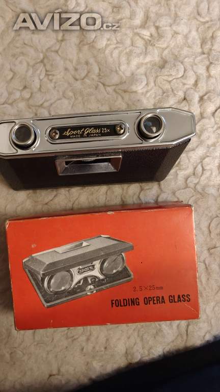 Foto inzerátu Retro Divadelní kukátko FOLDING OPERA GLASS JAPAN 2,5x25mm