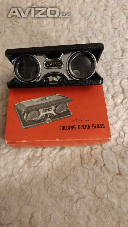 Foto inzerátu Retro Divadelní kukátko FOLDING OPERA GLASS JAPAN 2,5x25mm