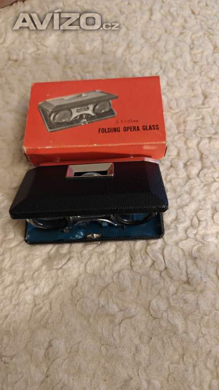 Foto inzerátu Retro Divadelní kukátko FOLDING OPERA GLASS JAPAN 2,5x25mm