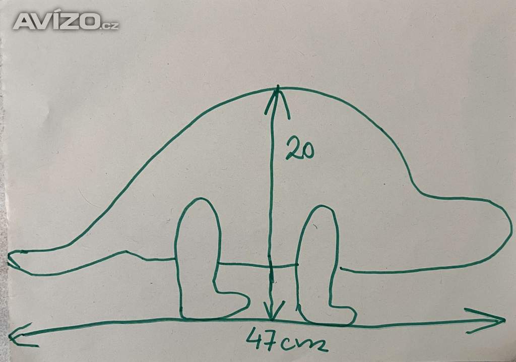 Foto inzerátu Plyšový Stegosaurus.
