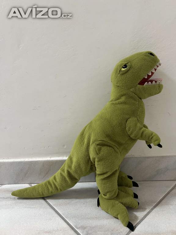 Plyšový T-Rex.