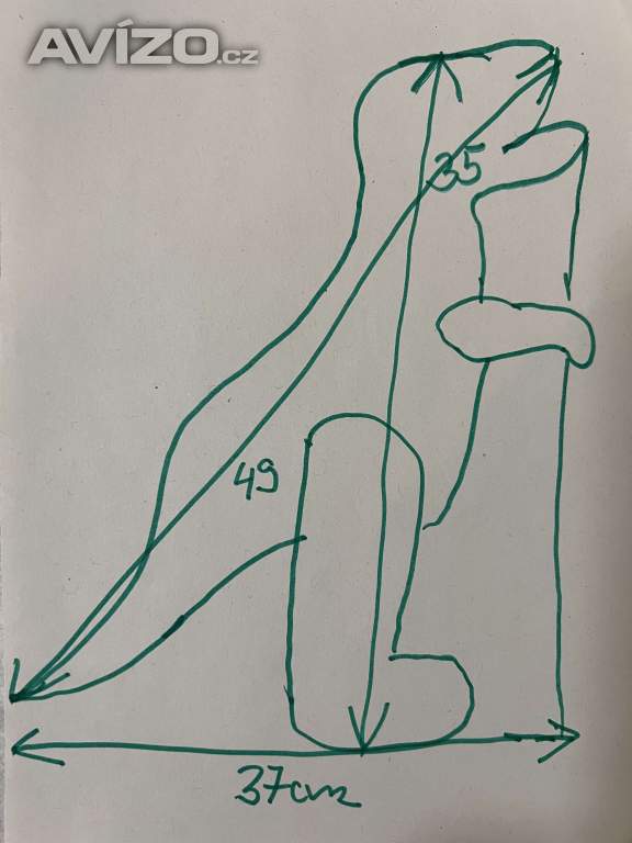 Foto inzerátu Plyšový T-Rex.