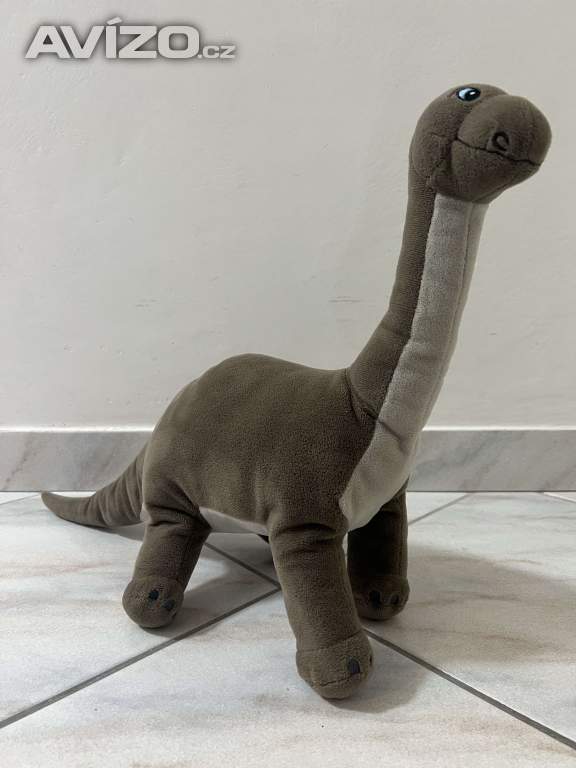 Plyšový Brontosaurus.
