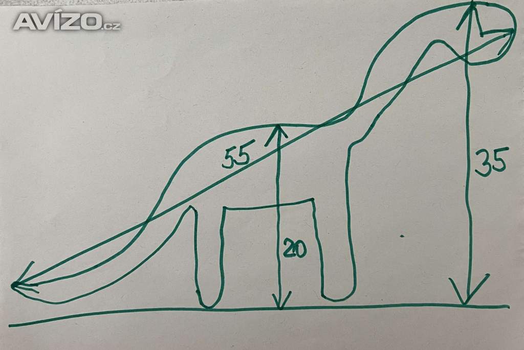 Foto inzerátu Plyšový Brontosaurus.