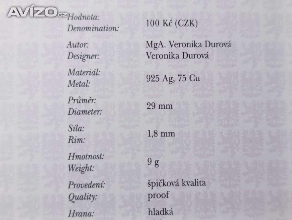 Foto inzerátu 100 Kč Bezpečnostní informační služba, PROOF