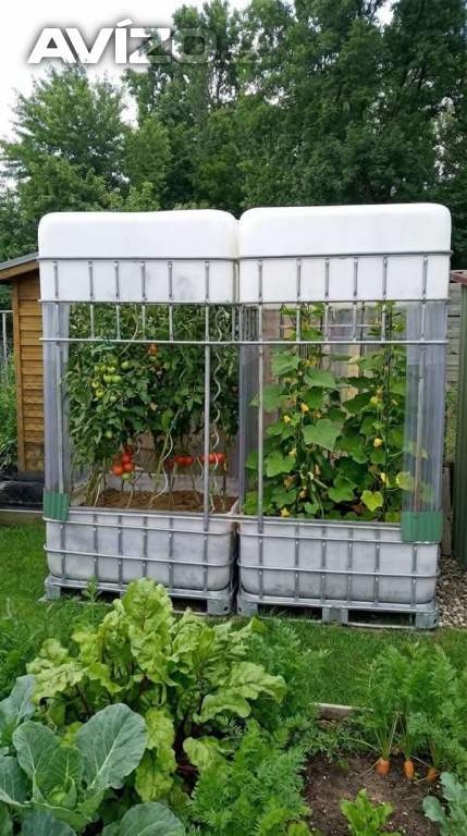 Foto inzerátu IBC KONTEJNER 1000L Víko 22cm 2.000,-Kč PROSTĚJOV