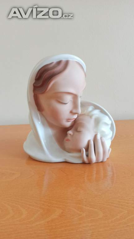 Porcelánová soška Madona s dítětem - Pirken-Hammer