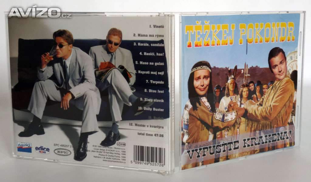CD TĚŽKEJ POKONDR - Vypusťte Krakena, 1999, TOP stav