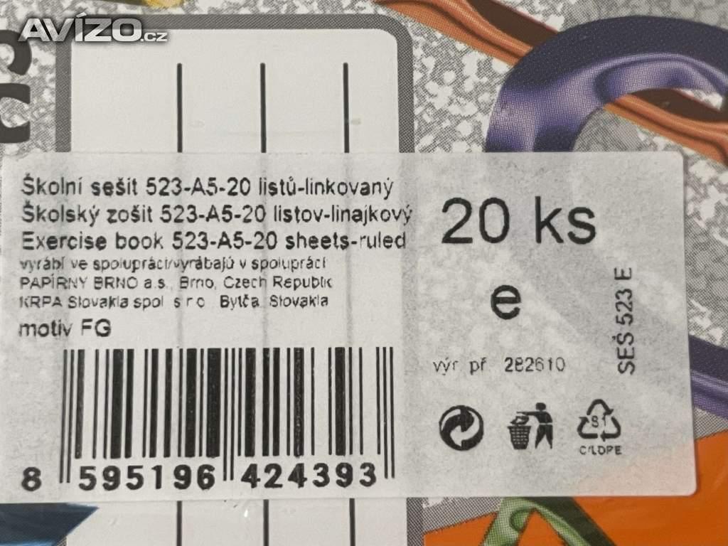 Foto inzerátu Nové sešity 523.