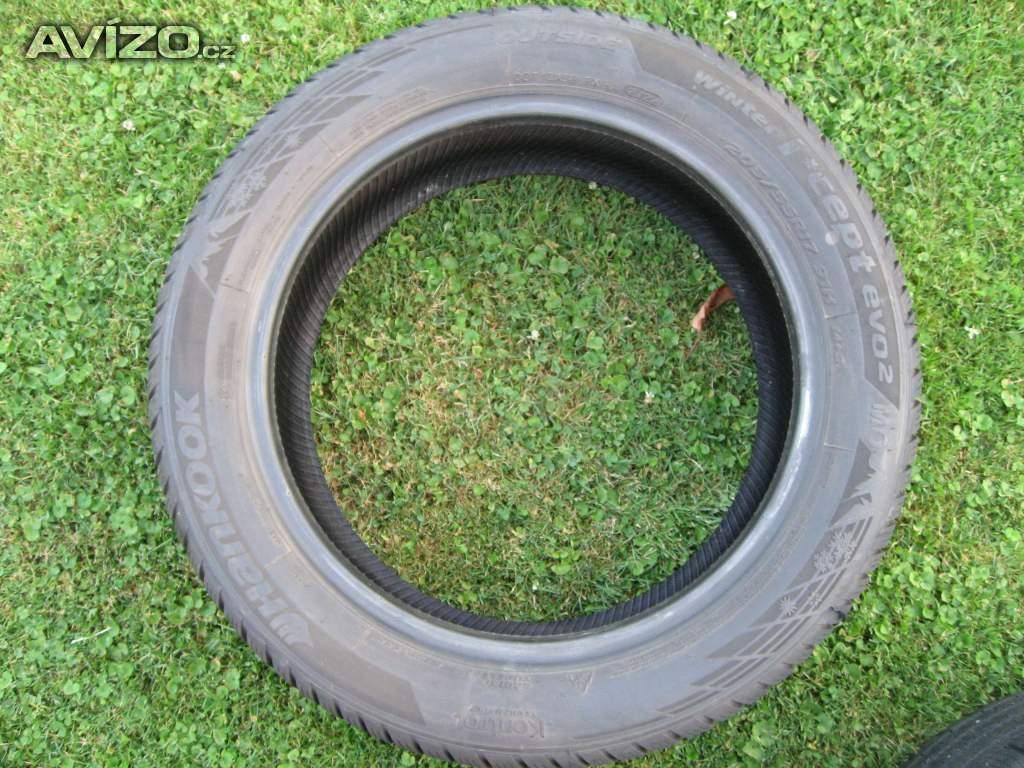 Foto inzerátu PRODÁM ZIMNÍ PNEU 205/55R17 HANKOOK W320 91H 6x