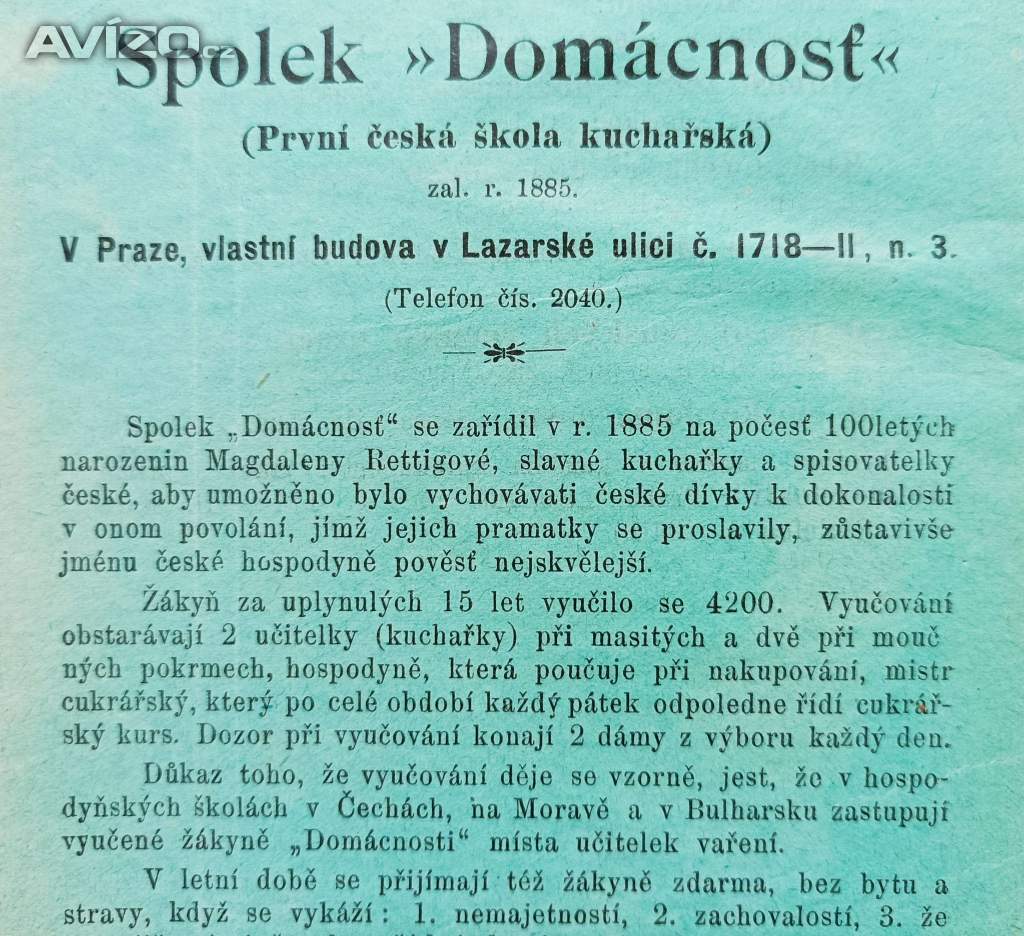 Foto inzerátu Rakousko Uhersko - kuchařská kniha z roku 1900  