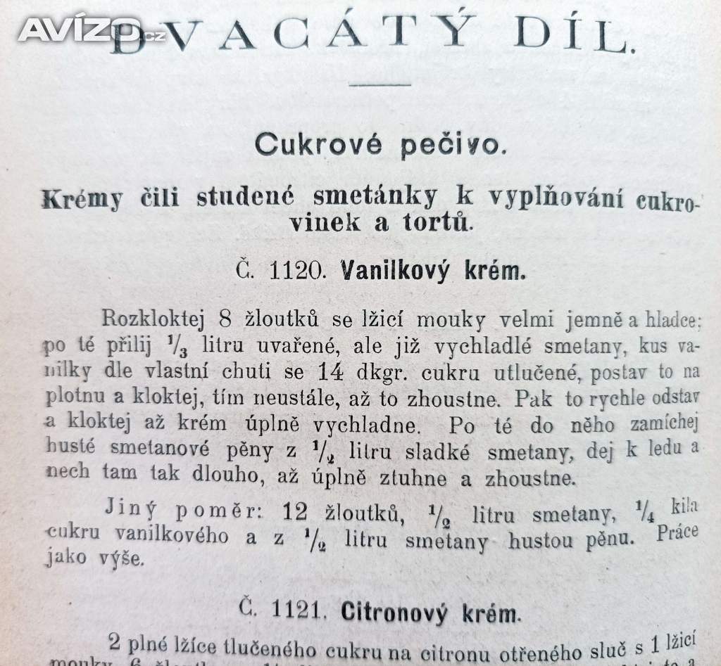 Foto inzerátu Rakousko Uhersko - kuchařská kniha z roku 1900  