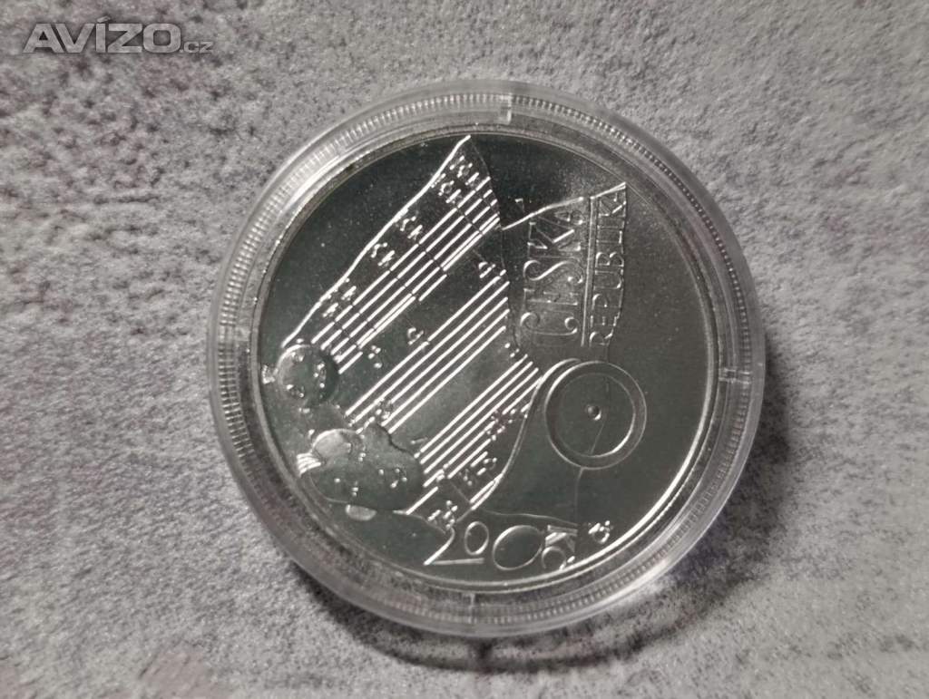 Foto inzerátu Stříbrná  200kč pametní mince J.JEŽEK, ag 13g do sbírky
