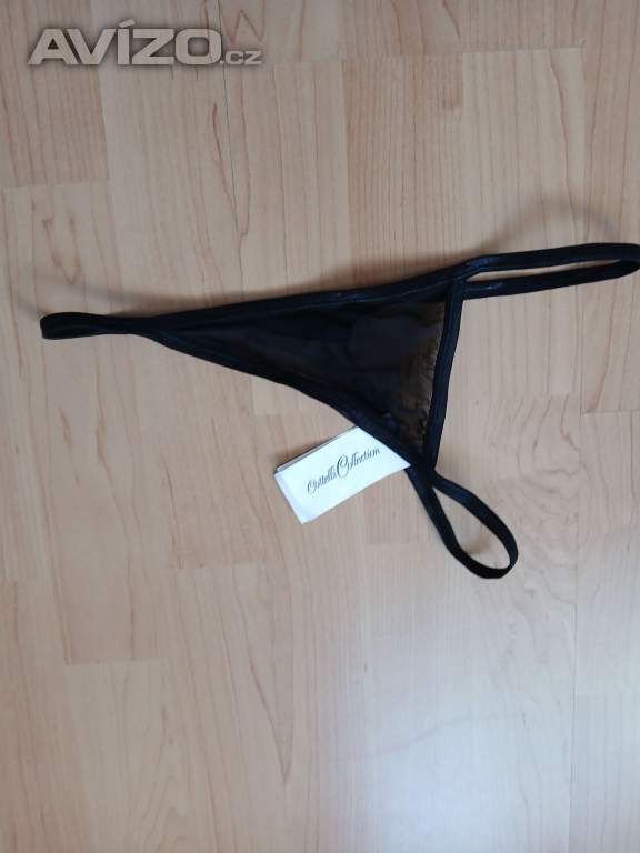 Foto inzerátu Černá noční košilka s tangy 