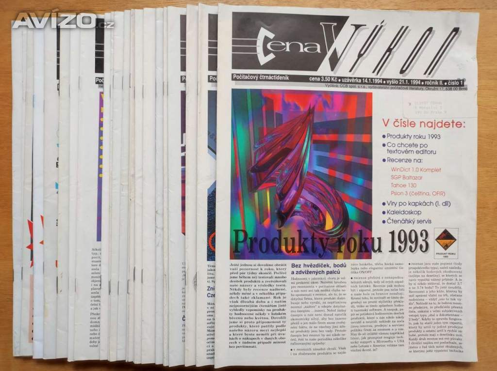 Počítačový časopis Výkon Cena 1994-1995