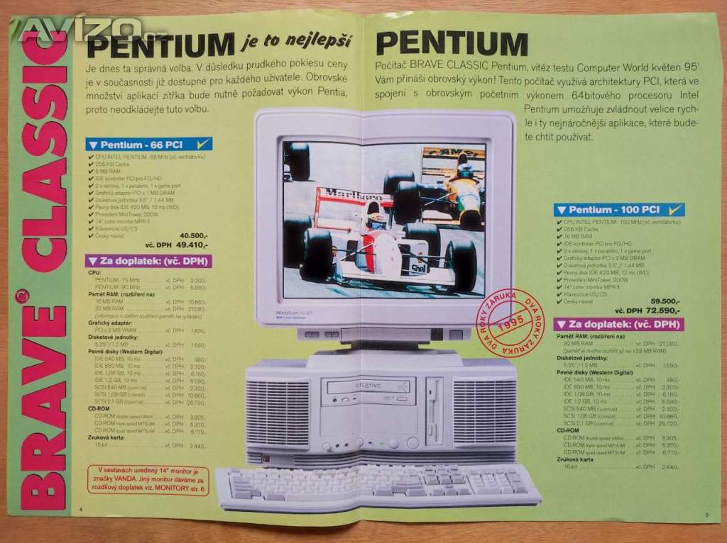 Foto inzerátu Počítačový časopis Výkon Cena 1994-1995