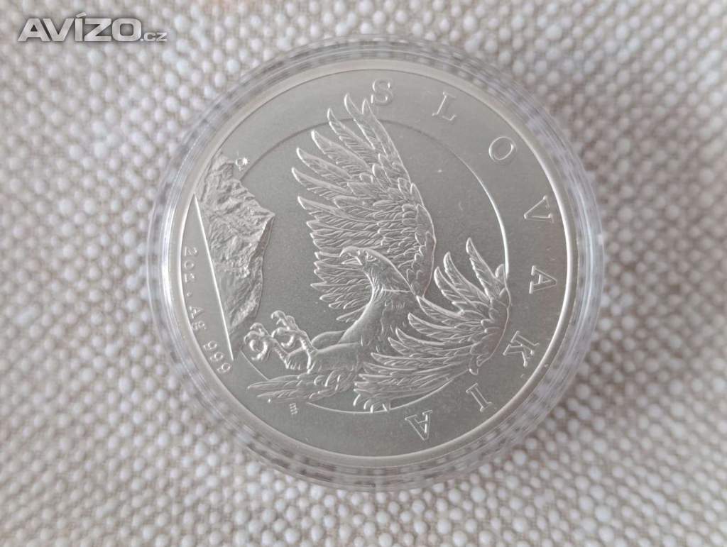 Foto inzerátu SLOVENSKÝ OREL 2024 – 2 OZ STŘÍBRA jen 500ks