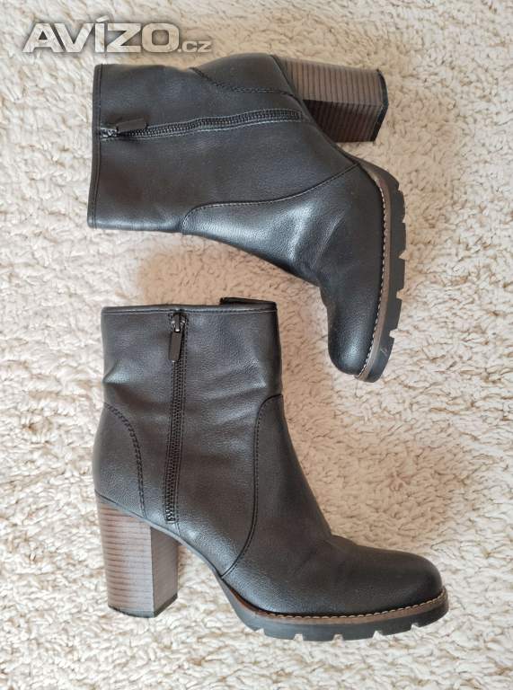 Dámské nízké kozačky, vel. 40, Deichmann, jak NEW