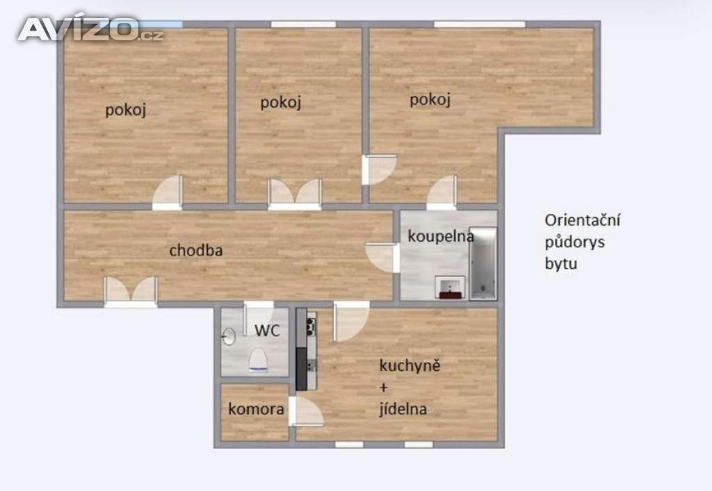 Foto inzerátu Pronájem, byt 3+1, 123 m², Moravská Ostrava. ul. Tyršova