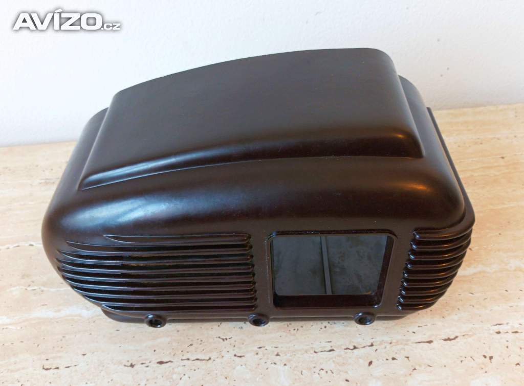 Foto inzerátu Bakelitová bednička pro starožitné rádio Talisman 308U, krásný stav 
