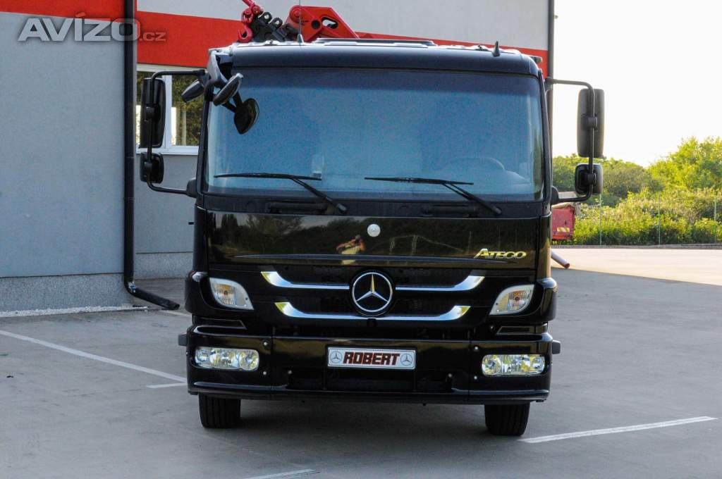 Foto inzerátu MERCEDES-BENZ ATEGO 1218 - NOVÝ HÁKOVÝ NOSIČ KONTEJNERŮ + HYDRAULICKÁ RUKA EU5